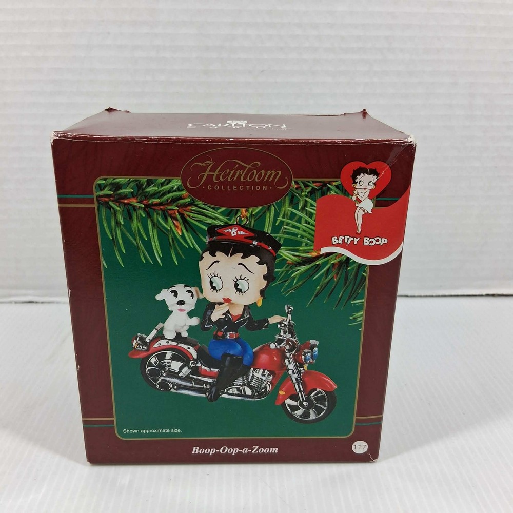 Betty Boop Boop-Oop-a-Zoom Motorcycle Ornament 2003 Carton‎ Cards CXOR-109J